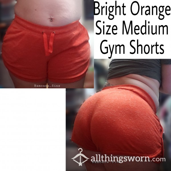 Bright Orange Gym Shorts