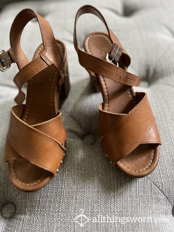 Brown Sandal Heels