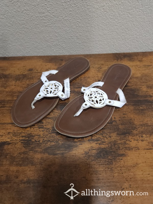 Brown/White Sandal