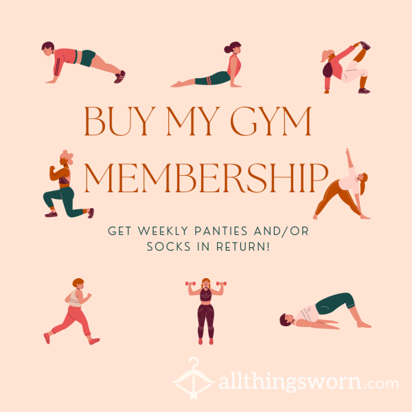 Sponsor My Workout | Get Weekly Panties/Socks