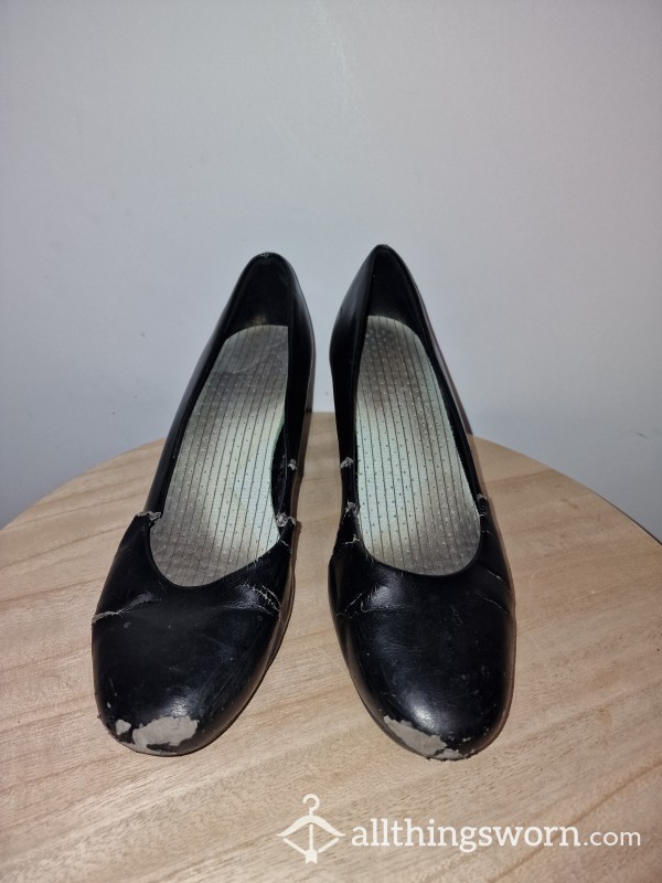 Cabin Crew Heels With Dirty Insoles