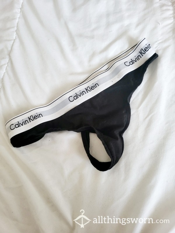 Calvin Klein Thong Black