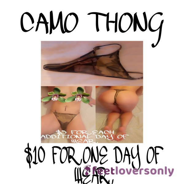 Camo Thong