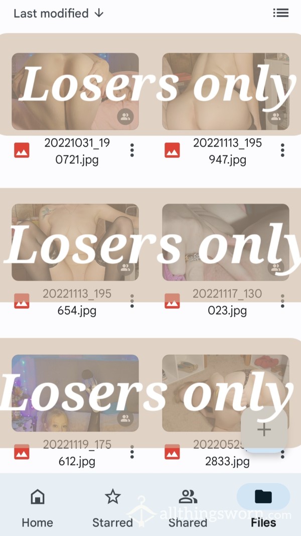 Censored Photo Loser Boy Drive Folder