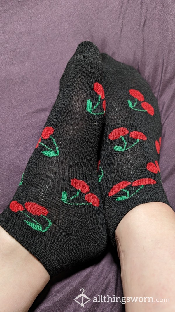 Cherry Ankle Socks