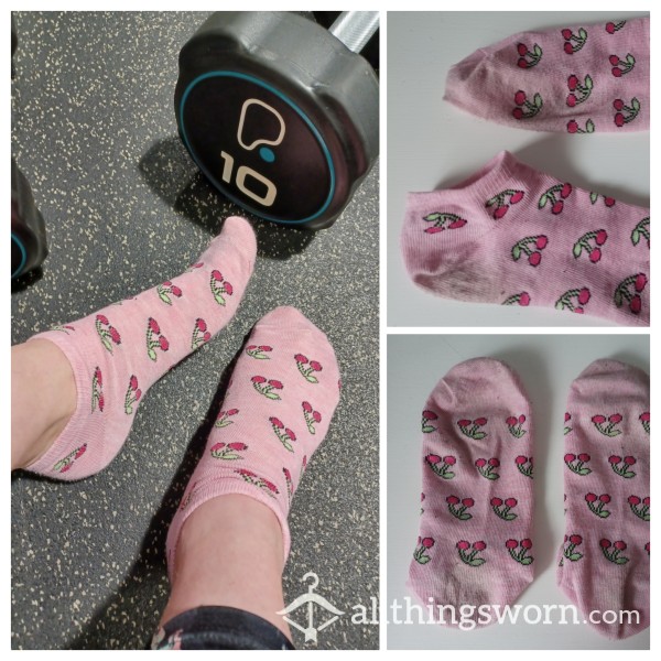 Cherry Gym Socks