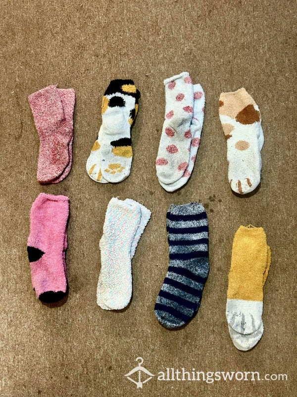 Choose A Pair Of Fluffy Socks, And How Long You Want Me To Wear Them!