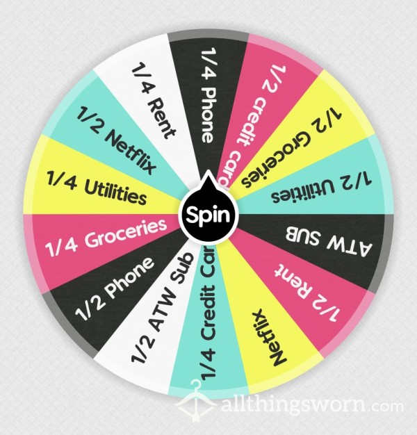 Choose Bill Or Spin Wheel