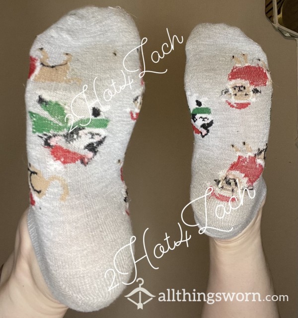Christmas 🎄 Dog 🐶 Ankle Socks