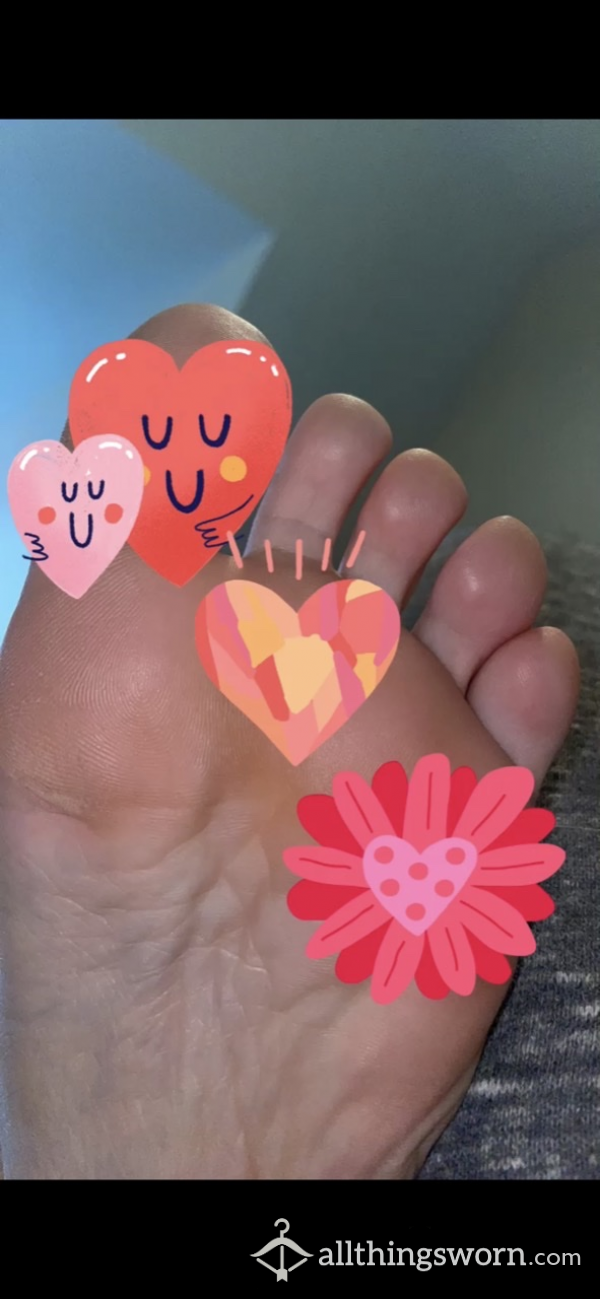 Close Up Pics Soles Of My Feet