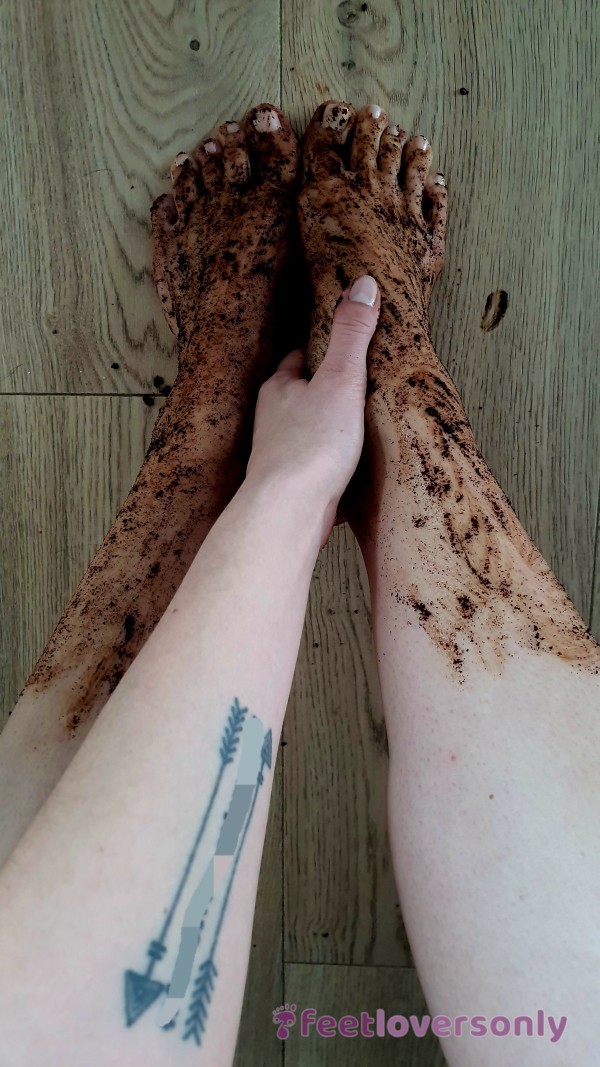 Coffee Peeling Gentle Massage Soft Feet