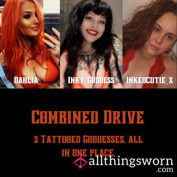 🔥 HUGE Combined G-Drive 🔥 - Tattooed Goddesses 😈🖤