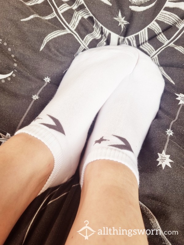 Converse Trainer Socks. 3 Colours. Virgin White Black Grey