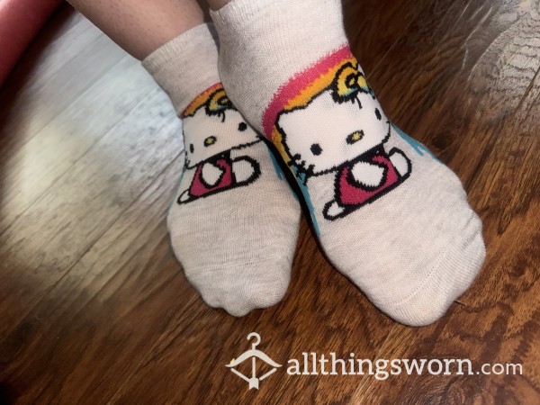 Cotton Hello Kitty Socks *shipping Included In Price*