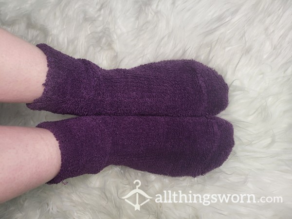 Cozy Purple Socks
