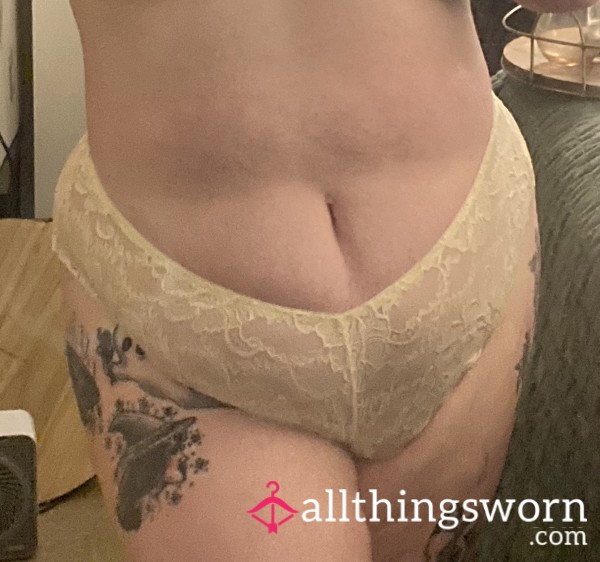 Cream Colored Lace Panties