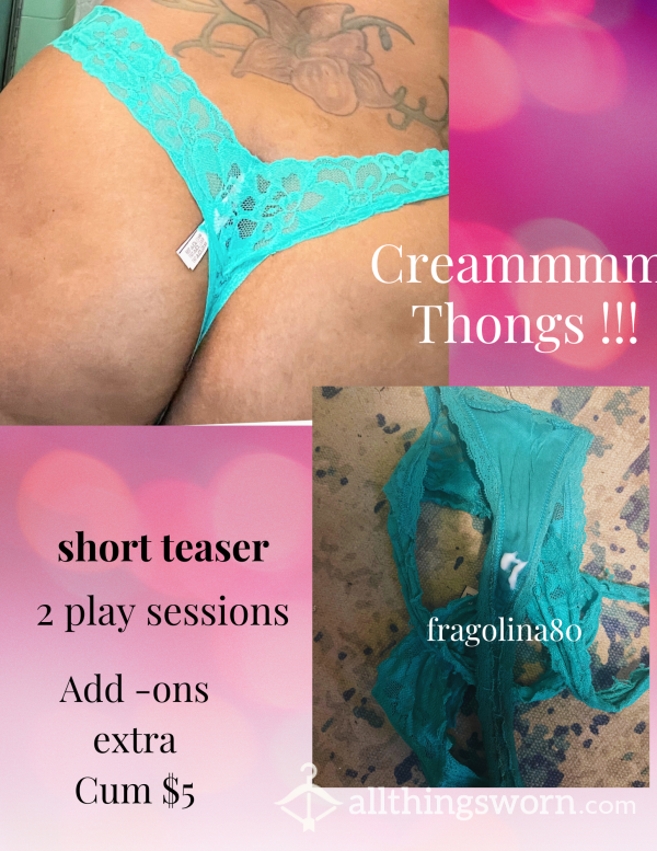 Creammmm Thongs