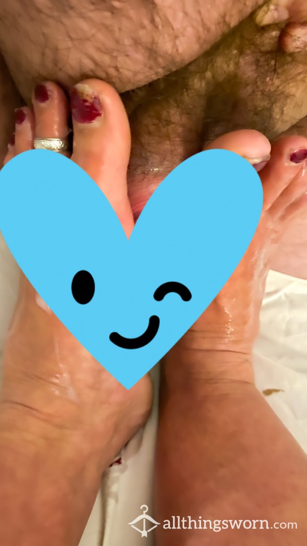 Cum On My Feet Cock Between My Toes The Ultimate Video & Pic Package