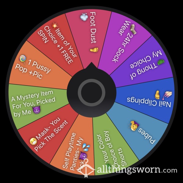 CUM Spin The Wheel! 😈💦 What Will You Get?!