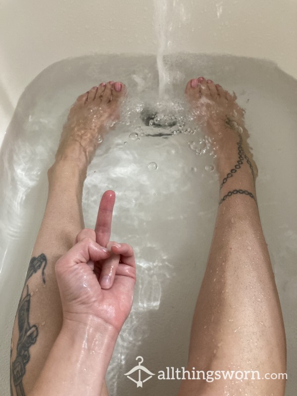 Cum Spoil Yourself With My Bath Water
