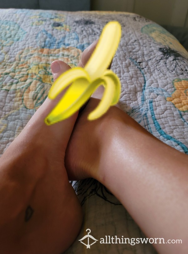 Custom Foot Job Video 🍆🦶🍌 Create Your Foot Wank Fantasy With Me!