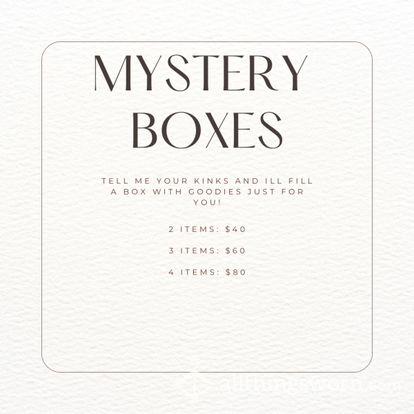Custom Kinky Mystery Boxes