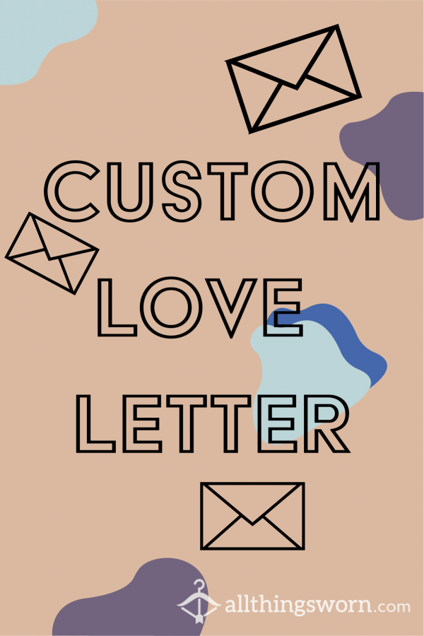 Custom Love Letter 💌❤️