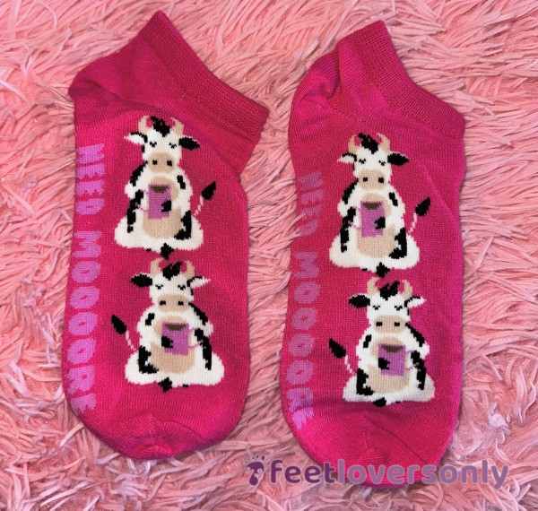 Custom Sock Wear 🐮💕 “need More” Cow Socks 🫶🏼