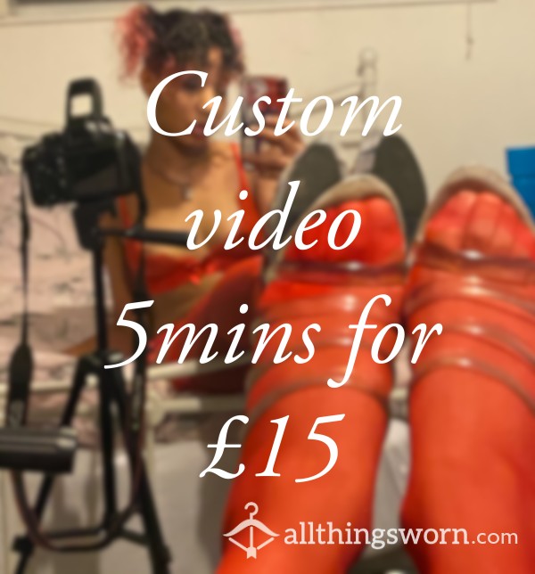 Custom Video 5 Minutes For £15