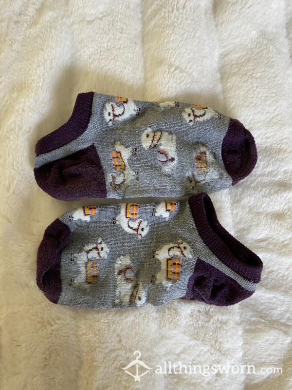 Customizable Well Worn Llama Socks