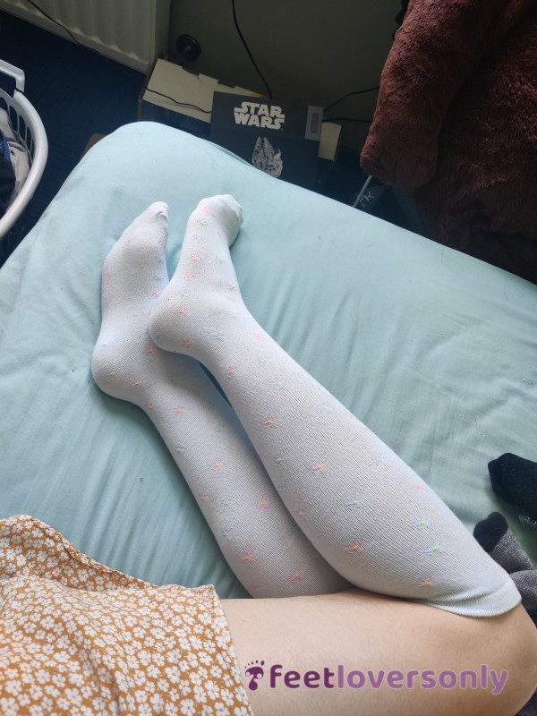 Cute Baby-blue Knee-highs