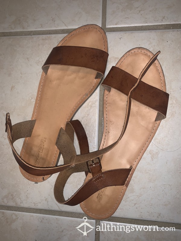 Old Brown Sandals