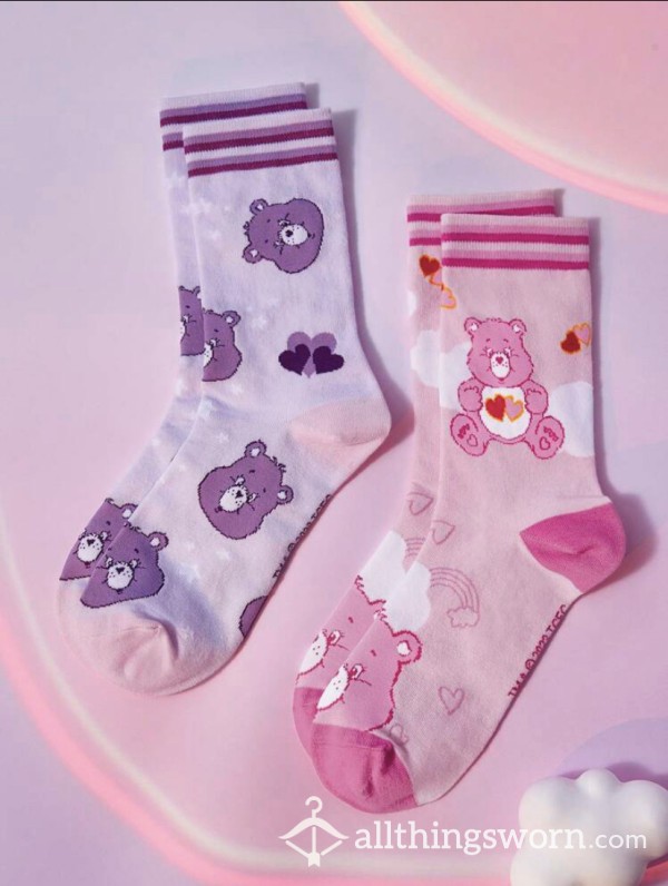 Cute Care Bear Socks 🐻💜 ($20 Each Pair)