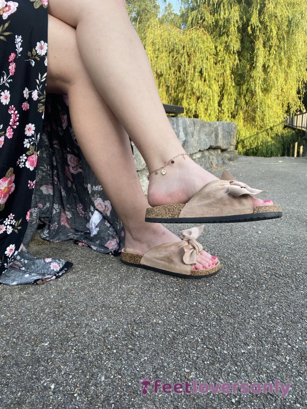 Cute Feet In The Park