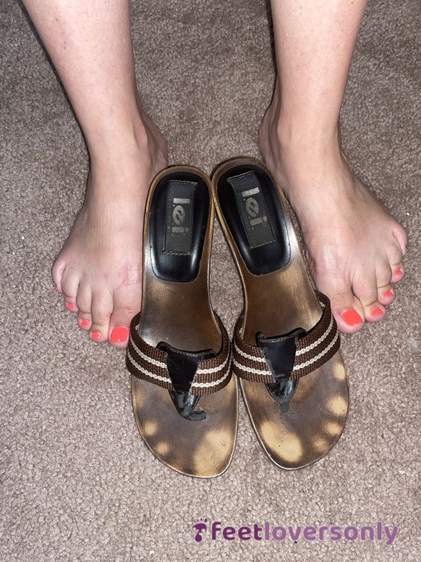 Cute High Heels Sandals Sz 8