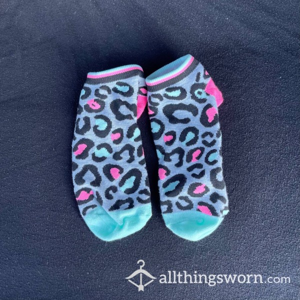 Cute Leopard Print Ankle Socks