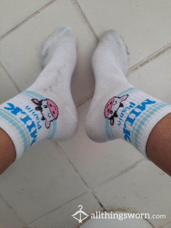 Cute Socks Worn 1 Week!