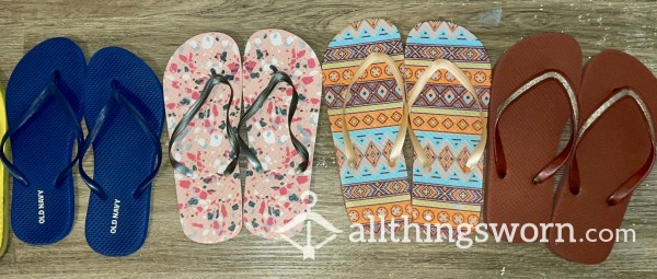 Cute Used Flip Flops 🩴 Free Shipping