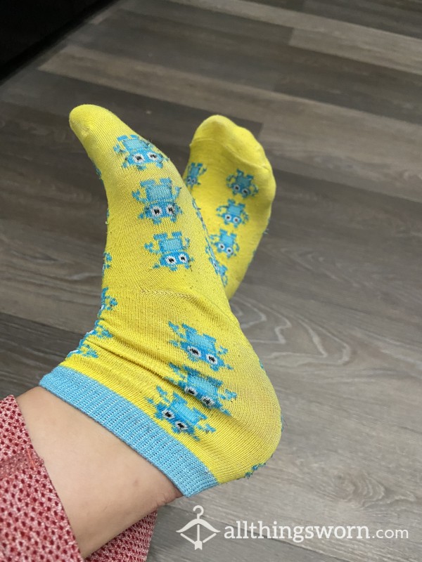 💛Cute Yellow Socks