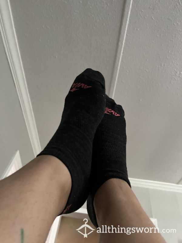 Dark Gray Well Worn Thin Socks