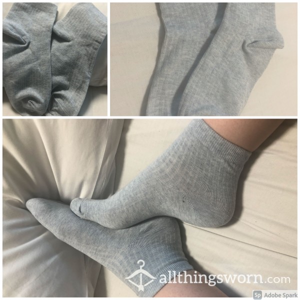 Dark Grey Ankle Socks