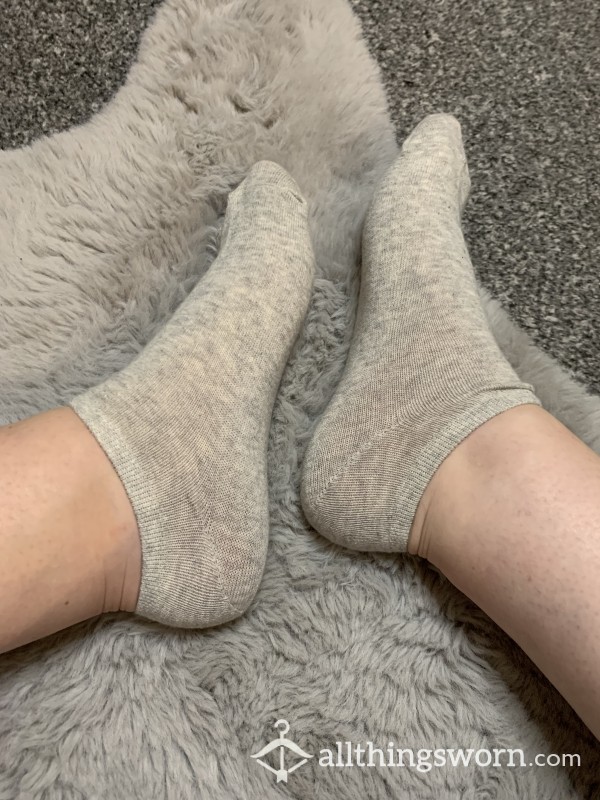 Dark Grey Trainer Socks