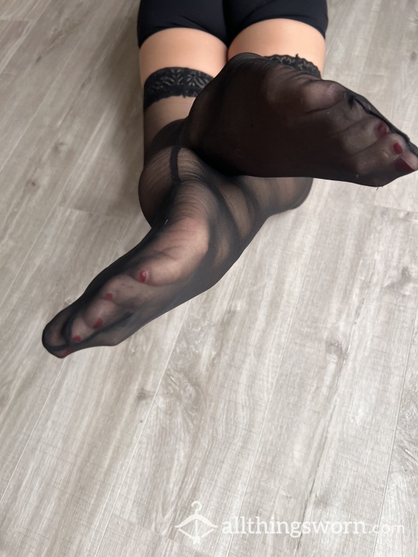 Delicious Nylon Stockings, You’ll Be Gagging For More👣⛔️👅 Worn 2 Days Min!
