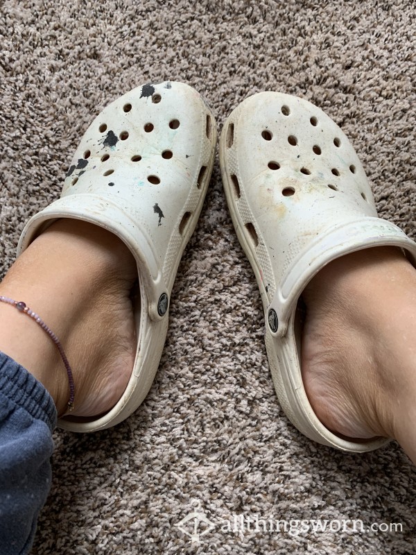 Dirty Crocs/ Very Worn