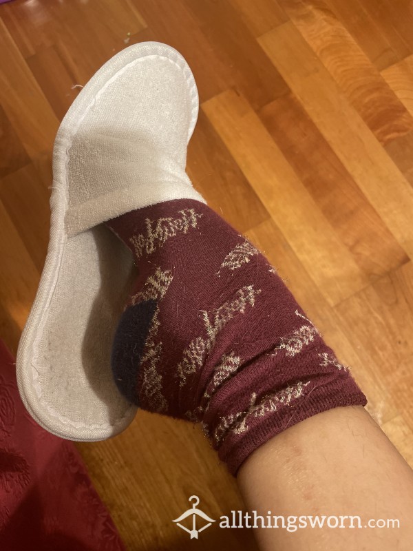 Dirty Harry Potter Socks With Worn Slippers As Bonus !!