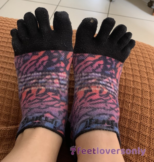 Dirty Running Toe Socks (3 Different Pairs) 🧦