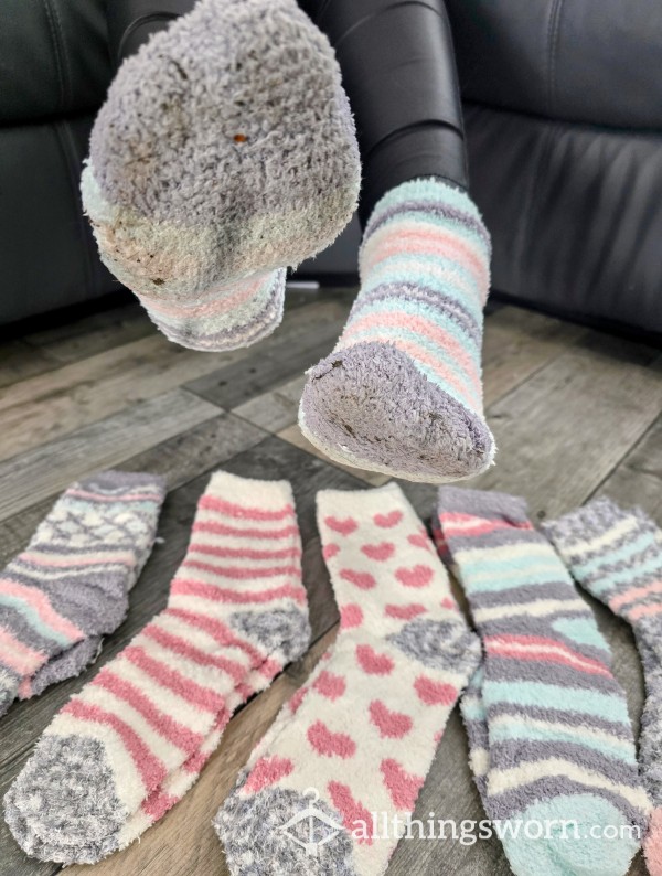 Dirty, Smelly, Well Worn Sweaty Fluffy Socks....48 Hour Wear - Choose Your Pair From My Drawer