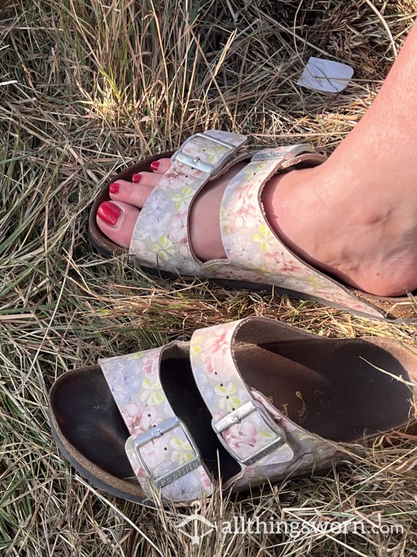 Dirty, Sweaty Festival Feet In Sandals