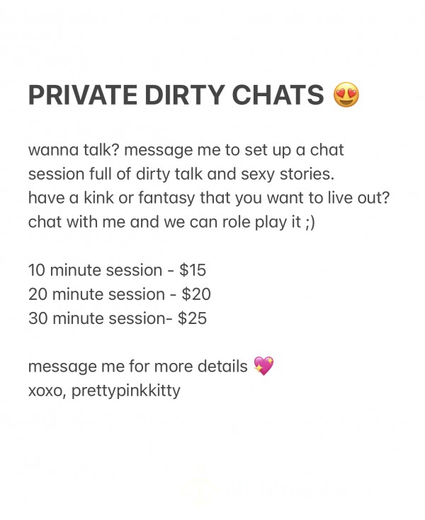 Dirty Talk - Sexy Live Chat With Me
