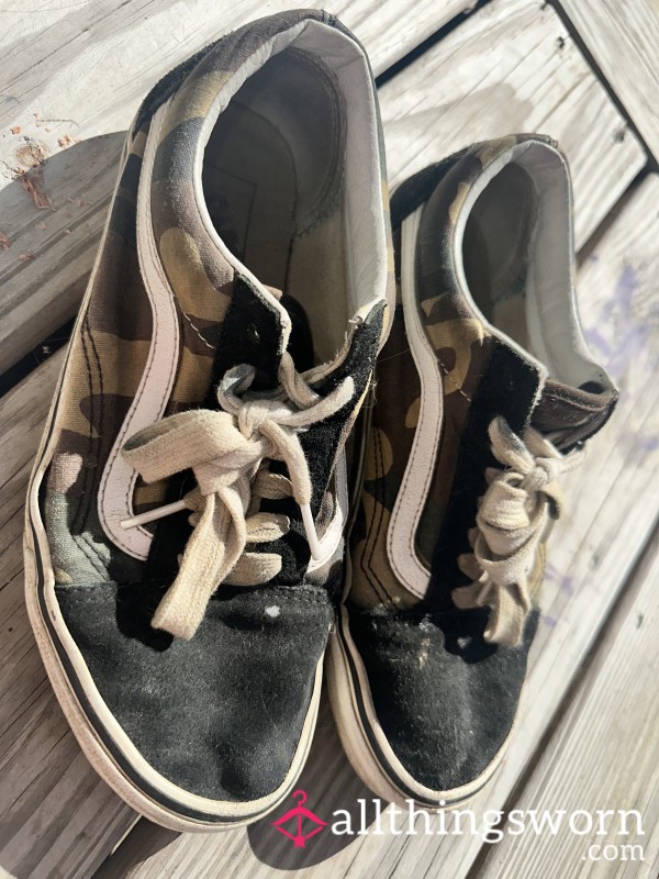 Dirty Used Well Worn Army Vans